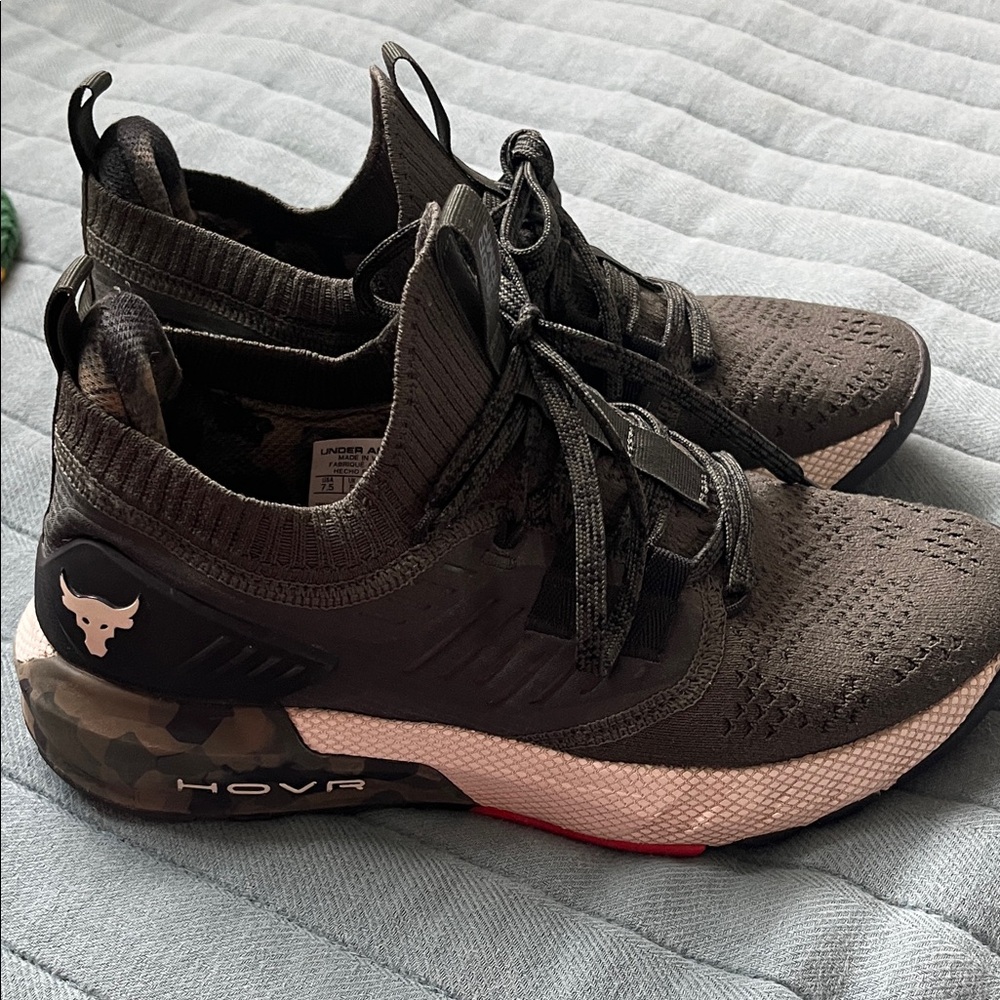Under Armour Black and Gray Sneakers